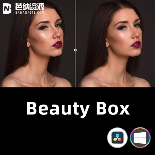 达芬奇插件-Win版中文汉化OFX人像磨皮润肤美颜视频插件 Beauty Box 5.0.8 一键安装包