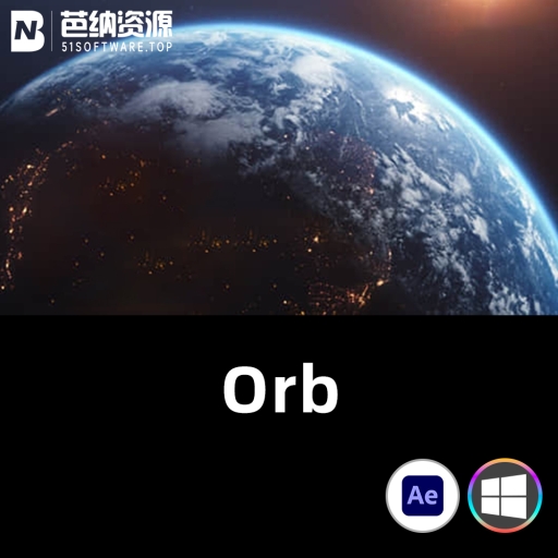 AE插件-WIN版中文汉化三维立体星球光效特效插件VideoCopilot ORB v1.0.3 一键安装包